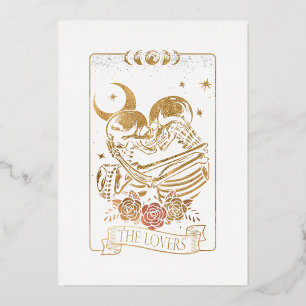 Carte Tarot Lots Crâne Vintage Halloween Goth