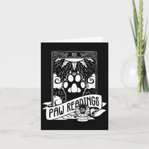 Carte Tarot Lune Crescent Et Paw Cat Lecture