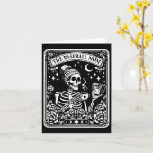 Carte Tarot Maman De Baseball Skeleton Coffee Mère (Fleur jaune)