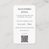 Carte Tarot Mystique Chiropracteur noir et blanc (Dos)