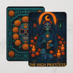 Carte Tarot Neon Dia de los Muertes