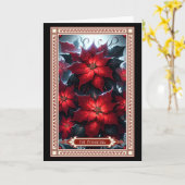 Carte Tarot Poinsettia (Fleur jaune)