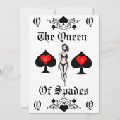 Carte Tarot Queen of Spades Thunder_Cove (Devant)