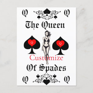 Carte Tarot Queen of Spades Thunder_Cove