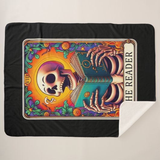 Carte Tarot Reader couverture Sherpa (Devant (Horizontal))
