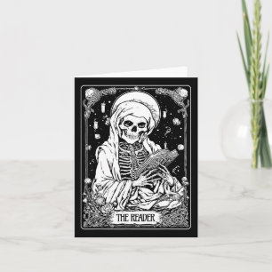 Carte Tarot Reader Skeleton Bookish Halloween S