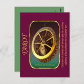 Carte Tarot - Roue de Fortune (Devant / Derrière)