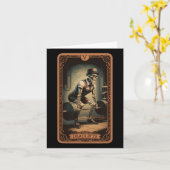 Carte Tarot Squelette Démonte-charge Powerlifter P (Fleur jaune)