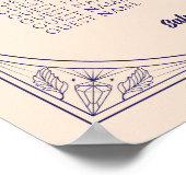 Carte Tarot Tableau 6 Plan de siège Mariage Star M (Coin)