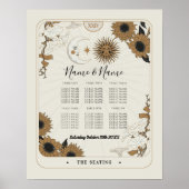 Carte Tarot Tableau 6 Plan de siège Mariage Sun Mo (Devant)