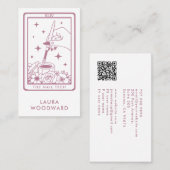 Carte Tarot Tech Nail Dusty rose (Devant / Derrière)
