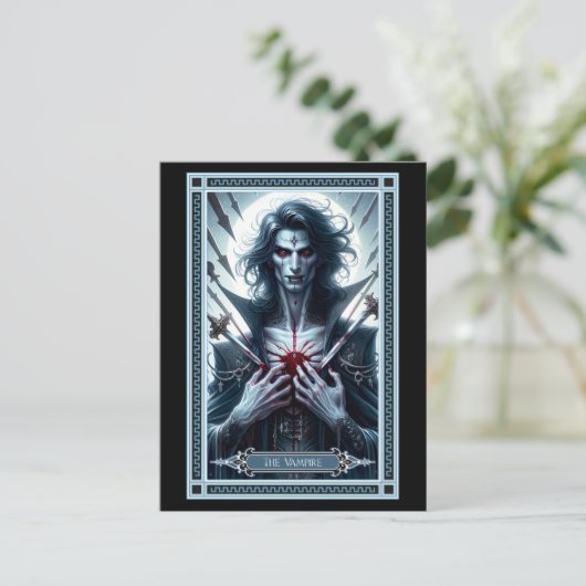 Carte Tarot Vampire (Debout devant)