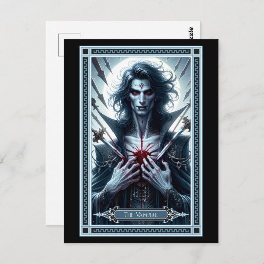 Carte Tarot Vampire (Devant / Derrière)