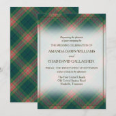 Carte Tartan Beauty Clan Gallagher Irish Plaid (Devant / Derrière)