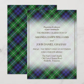 Carte Tartan Beauty Clan Graham Scottish Plaid (Devant / Derrière)