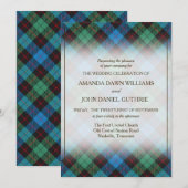 Carte Tartan Beauty Clan Guthrie Scottish Plaid (Devant / Derrière)