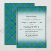 Carte Tartan Beauty Clan Irvine Scottish Plaid (Devant / Derrière)