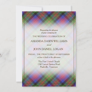 Carte Tartan Beauty Clan Logan Scottish Plaid