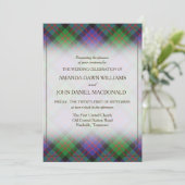 Carte Tartan Beauty Clan MacDonald Scottish Plaid (Debout devant)