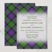 Carte Tartan Beauty Clan MacDonald Scottish Plaid (Devant / Derrière)