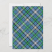 Carte Tartan Beauty Clan MacDowall Scottish Plaid (Dos)