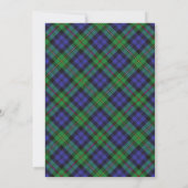 Carte Tartan Beauty Clan MacEwen Scottish Plaid (Dos)