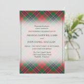 Carte Tartan Beauty Clan MacLean Red Scottish Plaid (Debout devant)