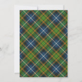 Carte Tartan Beauty Clan MacRae Scottish Plaid (Dos)