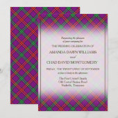 Carte Tartan Beauty Clan Montgomery Scottish Plaid (Devant / Derrière)