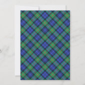 Carte Tartan Beauty Clan Murray Scottish Plaid (Dos)
