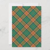 Carte Tartan Beauty Clan Pollock Scottish Plaid (Dos)