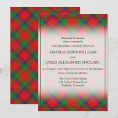 Carte Tartan Beauty Clan Sinclair Scottish Plaid (Devant / Derrière)