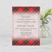Carte Tartan Beauty Clan Wallace Scottish Plaid (Debout devant)