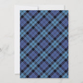 Carte Tartan Beauty Strathclyde bleu écossais Plaid (Dos)