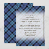 Carte Tartan Beauty Strathclyde bleu écossais Plaid (Devant / Derrière)