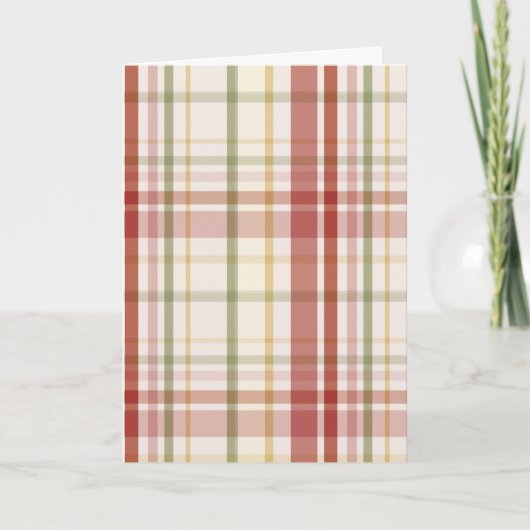 Carte Tartan Clan Stewart (Devant)
