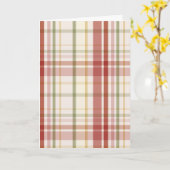 Carte Tartan Clan Stewart (Fleur jaune)