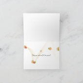 Carte tartan noir et blanc plaid merci (Intérieur)