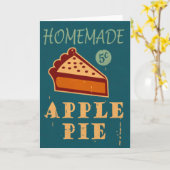 Carte Tarte à la pomme (Fleur jaune)