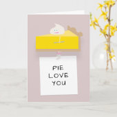 Carte Tarte au citron (Fleur jaune)