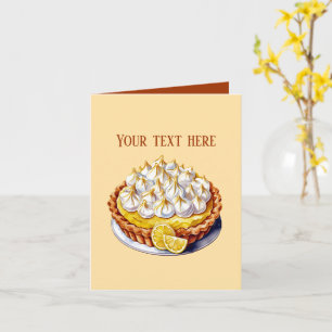 Carte Tarte au citron amusante personnalisable