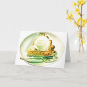 Carte Tarte aux pommes 1955 (Fleur jaune)