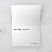 Carte tarte de motivation (Intérieur)