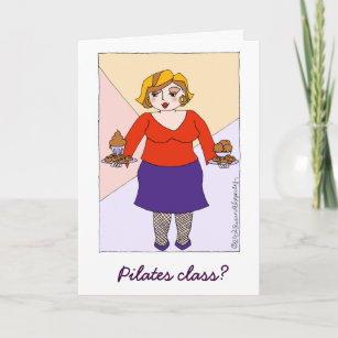 Cartes De Vœux Humour Pilates Zazzle Be