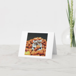 Carte Tas de citrouilles - Souris