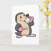 Carte Tasse avec une tasse de café et une soucoupe (Fleur jaune)