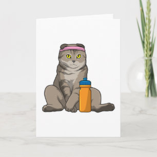 Carte Tasse de fitness pour chats