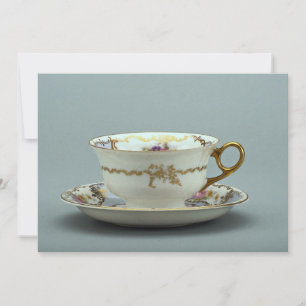 Carte tasse de thé et soucoupe du XXe siècle, Bavière, A