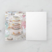 Carte Tasses à thé à une fête (Intérieur)