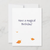 Carte Tasses à thé tomber Whimsical (Dos)